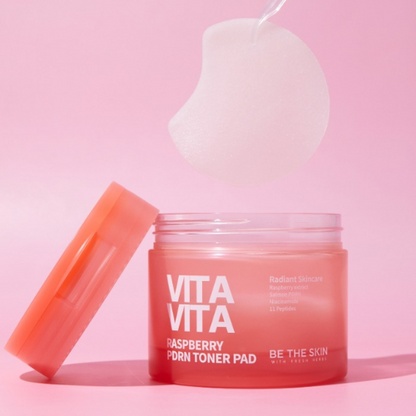 [Be The Skin] Vitavita Raspberry PDRN Toner Pad 120ml (60ea)