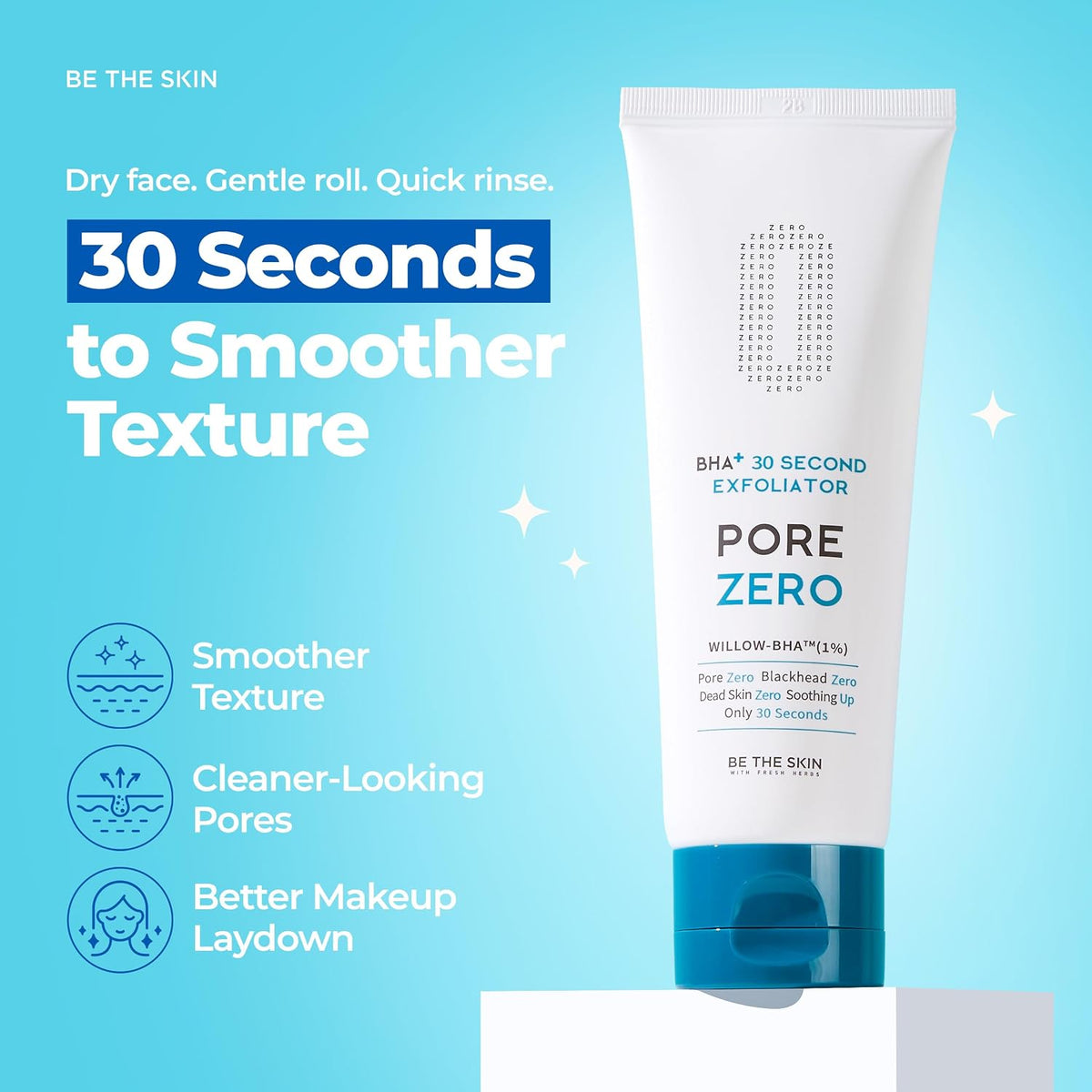 BHA+ Pore Zero 30 Second Exfoliator